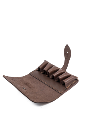 Подсумок 6х12 калибр / кожа / коричневый