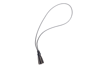 Темляк офицерский / кожа / черный