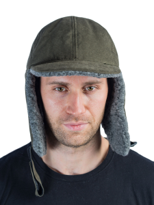Бейсболка (шапка) утепленная Кондор / исландия/хаки/ с мембраной (м)
