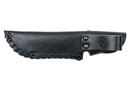 Ножны малые с оплетением / кожа / черный