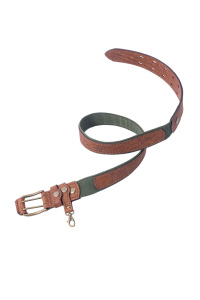 Ремень поясной В40 LINE Элита Hunter / кожа / олива