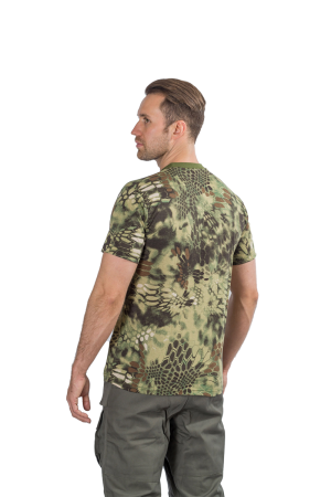 Футболка летняя / зеленый питон (м)