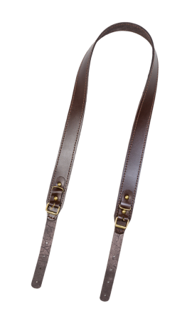 Ремень погонный / кожа / коричневый