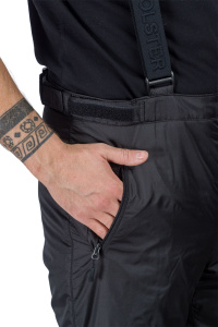 Полукомбинезон мужской утепленный / ткань синтет. / черный