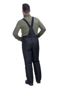 Полукомбинезон мужской утепленный / ткань синтет. / черный