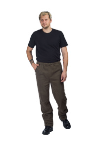 Брюки спортивные / флис / зеленый