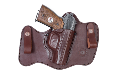 Кобура поясная мод.Hc ПМ / кожа / коричневый