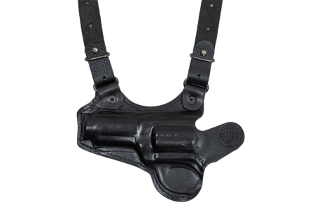 Кобура наплечная горизонтального ношения мод.ТМ Наган / кожа / черный