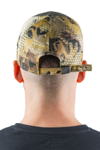 Бейсболка Горизонт с вышивкой / смесовая ткань / олива+соты (м)