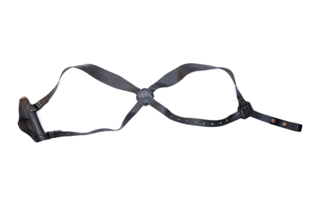 Кобура наплечная М Гроза-02 / кожа / черный