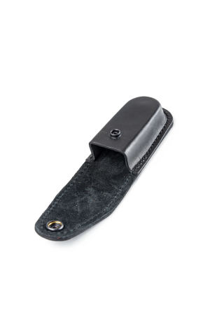 Чехол для ножа "Ворсма" (б) / кожа / черный