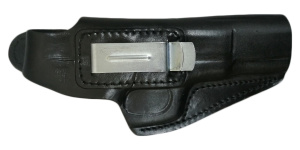 Кобура поясная мод. Kz Гроза-03 закрытая комбинированная / кожа / черный