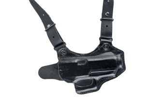 Кобура наплечная горизонтального ношения мод.ТМ Гроза Р-04 / кожа / черный