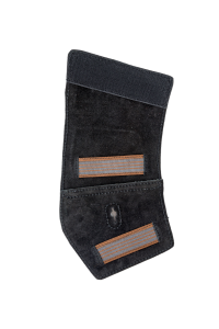 Патронташ на приклад / кожа / черный