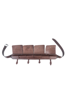 Патронташ закрытый 7,62 / кожа / коричневый