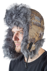 Шапка ушанка Хольстер / алова / лес соты (м)
