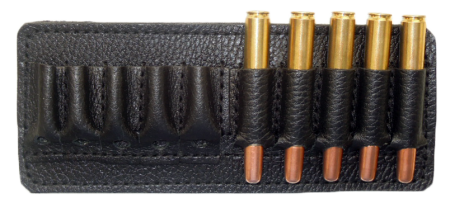 Подсумок поясной открытый 10п (9,3*74R) / кожа / черный