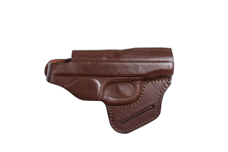 Кобура поясная мод. A ПМ / кожа / коричневый