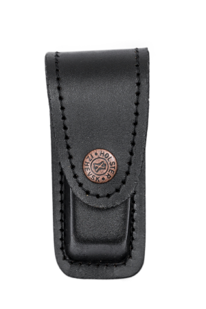 Чехол для ножа "Викторинокс" (м) / кожа / черный