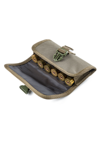 Подсумок на 6 патронов универсальный калибр 12, 16, 20 Модуль / ткань / олива