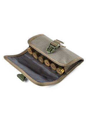 Подсумок на 6 патронов универсальный калибр 12, 16, 20 Модуль / ткань / олива