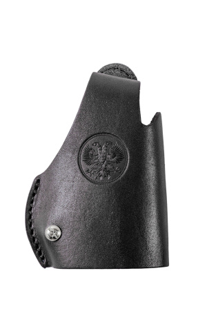 Кобура Дш Сигнал Охотника ПУ-3 / кожа / черный