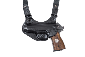 Кобура наплечная горизонтального ношения мод.ТМ Хорхе-1 / кожа / черный Кобура наплечная горизонтального ношения мод.ТМ Хорхе-1 / кожа / черный