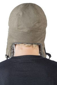 Шапка утепленная Кондор Сигнал Neon / мембрана / олива (м)