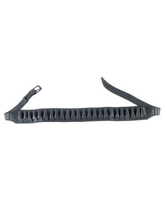 Патронташ открытый 20к / кожа / черный