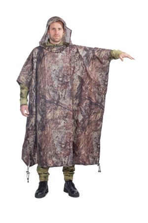 Пончо / ткань синтет. / тростник