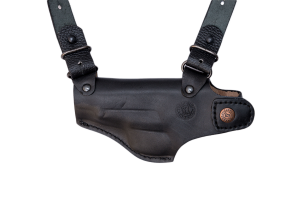 Кобура наплечная М Гроза-02 / кожа / черный