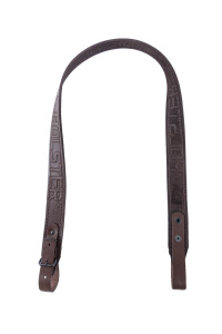 Ремень погонный люкс / кожа / коричневый (м)