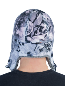 Шапка утепленная Кондор Сигнал Neon / алова / снегири (м)