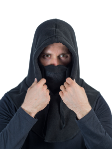 Балаклава капюшон унисекс / флис / черный (м) Балаклава капюшон унисекс / флис / черный (м)