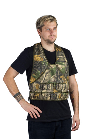 Нагрудник для охотника / смесовая ткань / зеленый лес (м)