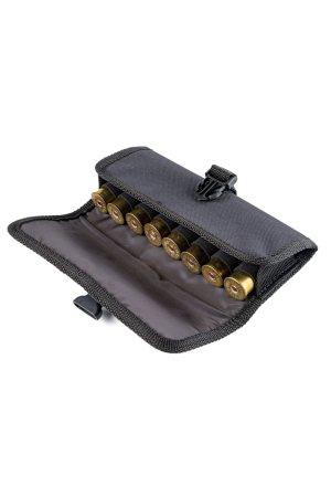 Подсумок на 8 патронов универсальный калибр 12, 16, 20 Модуль / ткань / черный
