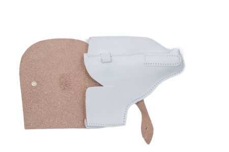 Кобура ША ИЖ-79 М(56-ш-125) / кожа / белый