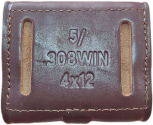 ***Подсумок поясной Хольстер 25 лет комбинированный 4*12+5х 308 WIN и аналоги / кожа /  ***Подсумок поясной Хольстер 25 лет комбинированный 4*12+5х 308 WIN и аналоги / кожа /