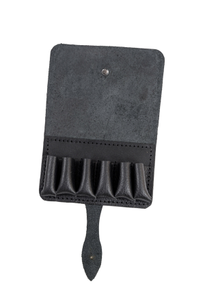 Подсумок 6х12 калибр / кожа / черный