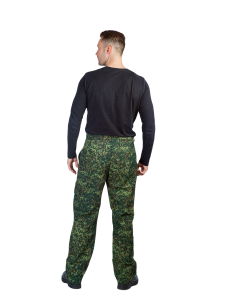 ***Брюки Темп облегченные / ткань сорочечная / цифра зелен.