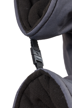 Рукавицы утепленные Хольстер / мембрана / черно-серый (м)