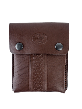 Подсумок Тигр 10п / кожа / коричневый