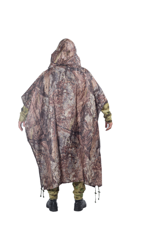 Пончо / ткань синтет. / тростник