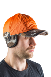 Бейсболка утепленная Сигнал NEON / алова / коричневые соты (м)