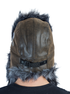 Шапка ушанка Хольстер / кож.зам. / коричневый (м)