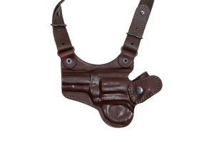 Кобура наплечная горизонтального ношения мод. T Гроза P-03 / кожа / коричневый Кобура наплечная горизонтального ношения мод. T Гроза P-03 / кожа / коричневый