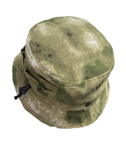 Панама с сеткой / смесовая ткань / Малахит (м)