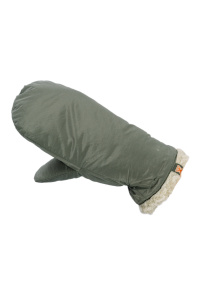 Рукавицы утепленные шерстяным мехом / таслан / хаки