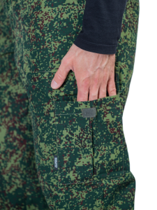 ***Брюки Темп облегченные / ткань сорочечная / цифра зелен.