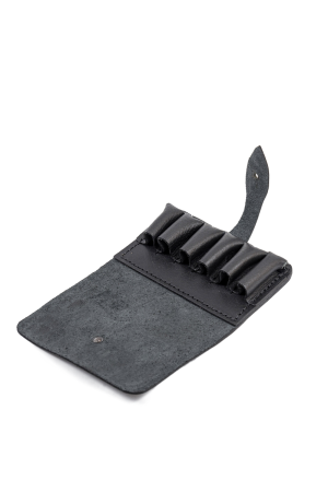 Подсумок 6х12 калибр / кожа / черный